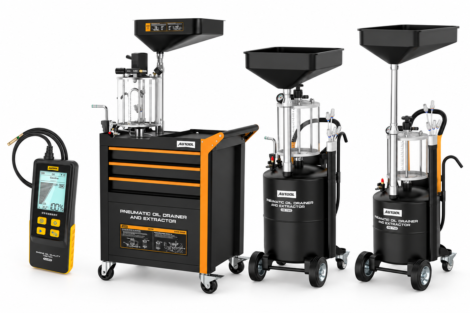 Autool engine oil changers and testers