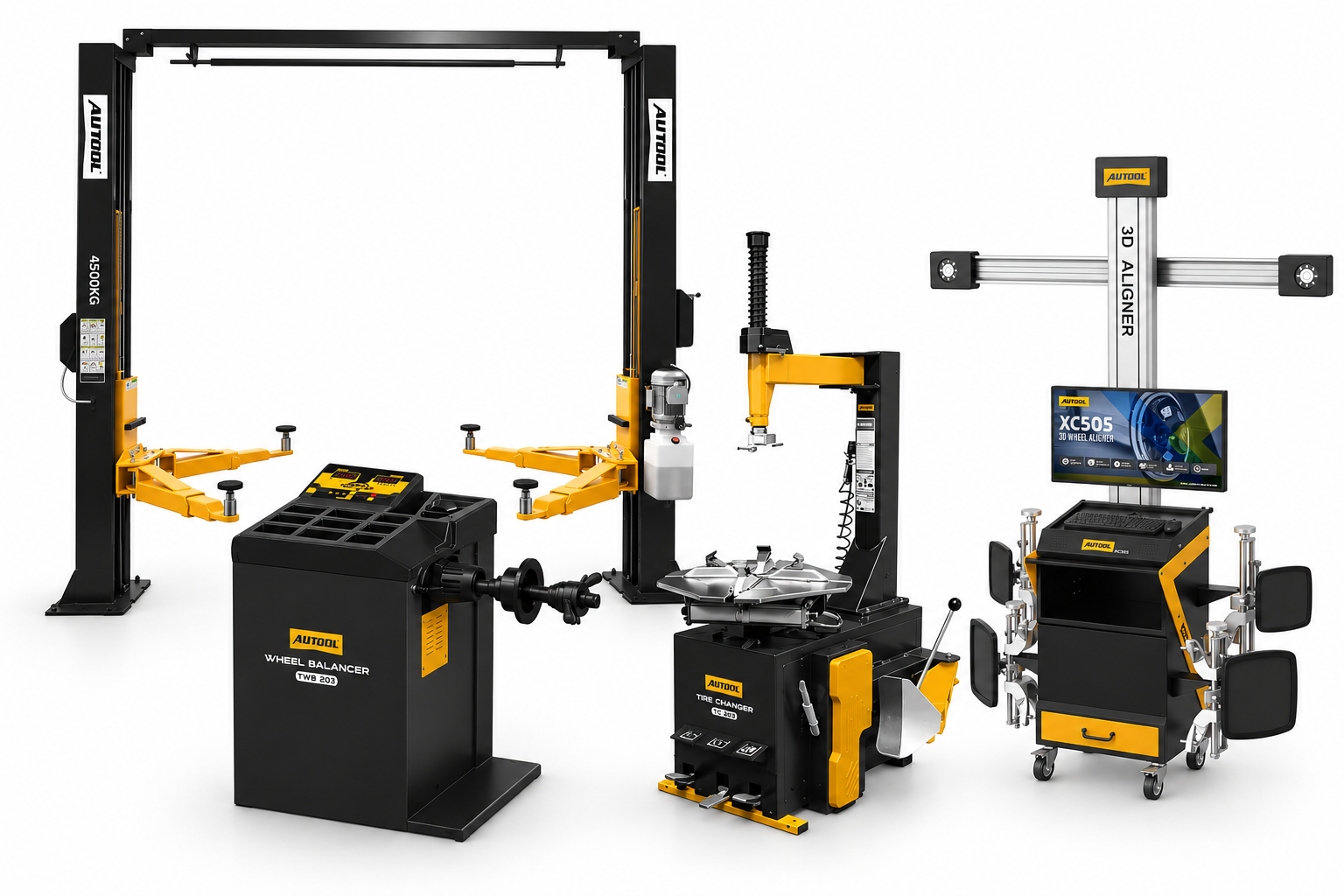 Autool ultimate tyre service equipment
