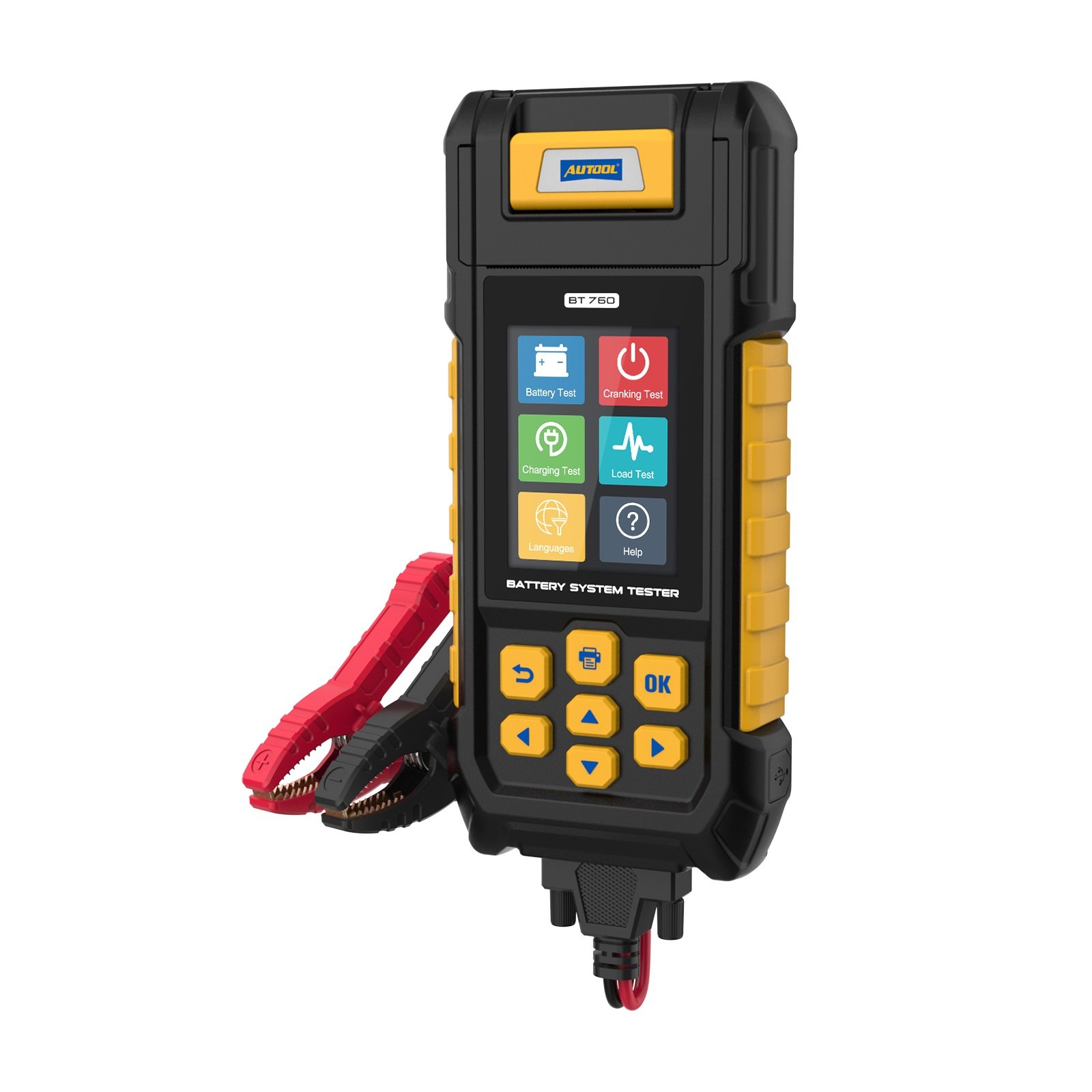 AUTOOL BT760 Automotive Battery Tester with Built-in Printer
