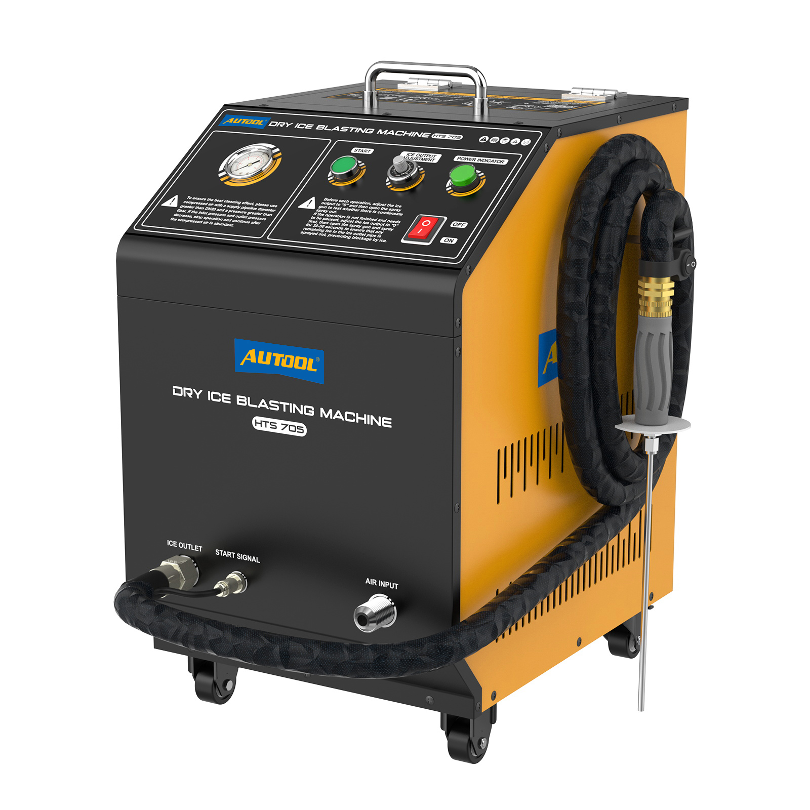 AUTOOL HTS705 Dry Ice Blasting Machine Carbon Cleaner