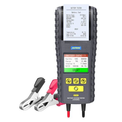 AUTOOL BT860 Battery Tester with Temperature Monitoring