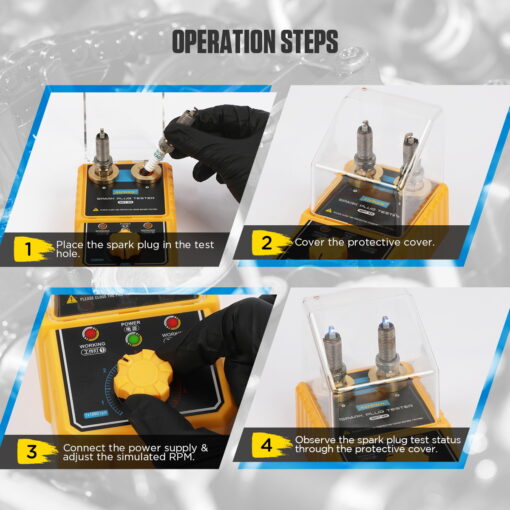 AUTOOL SPT101 Spark Plug Tester Spark Plug Checker - Image 3