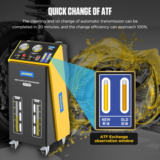AUTOOL ATF702 ATF Exchanger Transmission Oil Change - Image 3
