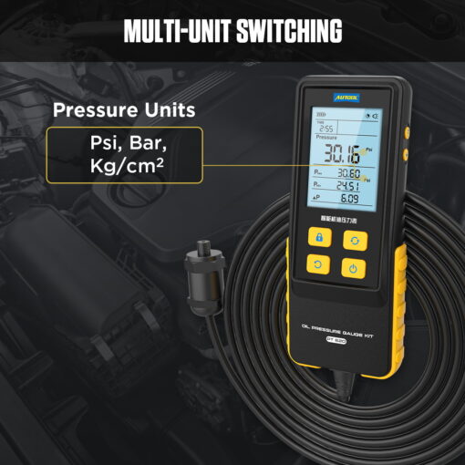 AUTOOL PT620 Engine Oil Pressure Gauge with Digital Display - Image 9