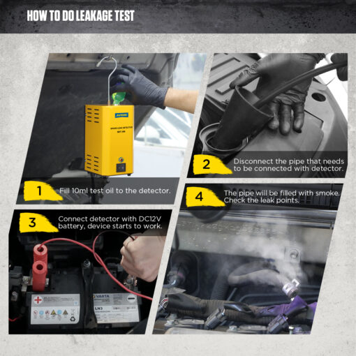 AUTOOL SDT106 Auto EVAP Leakage Smoke Test Machine - Image 5