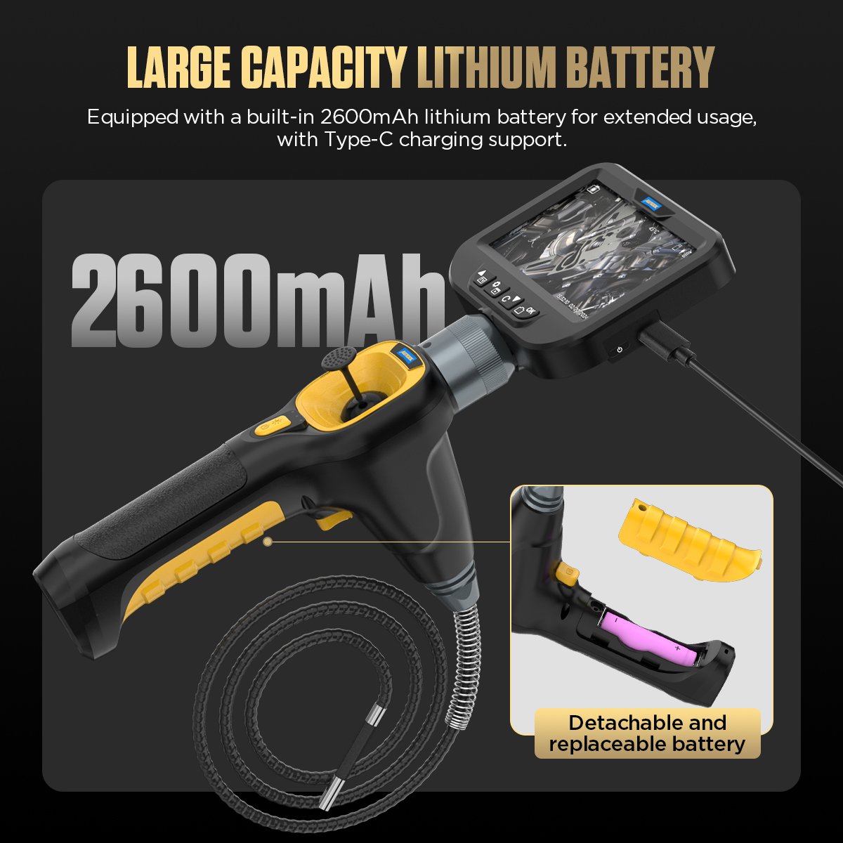SVB308 AUTOOL Engine Cylinder 1080P Camera 360° - Image 11
