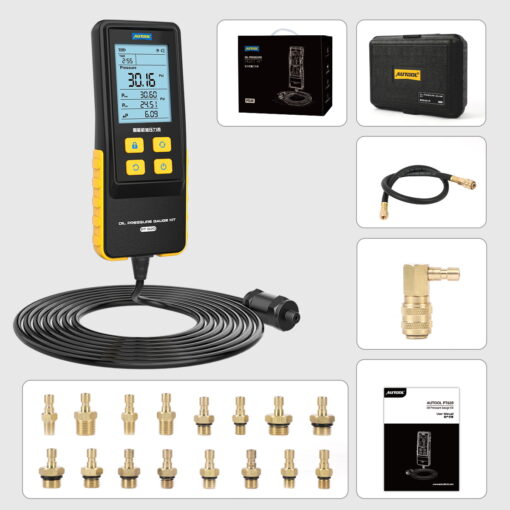 AUTOOL PT620 Engine Oil Pressure Gauge with Digital Display - Image 5