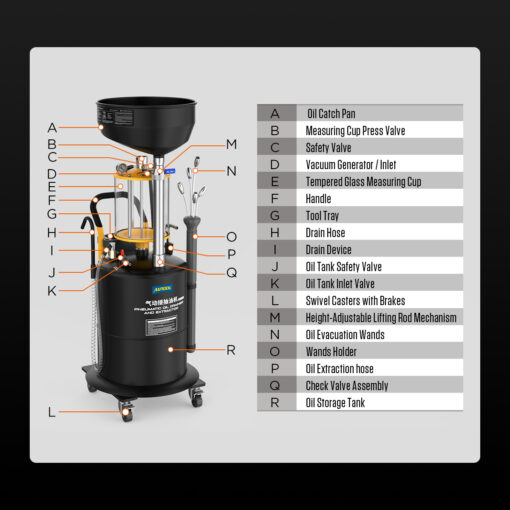 AUTOOL OD720 Pneumatic Oil Picker & Oil Pumping Machine - Image 5