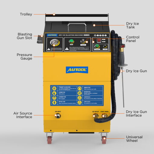 AUTOOL HTS708 Dry Ice Blasting Cleaning Machine - Image 4