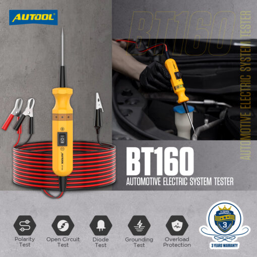 AUTOOL BT160 Automotive Circuit Tester Circuit Checker - Image 2