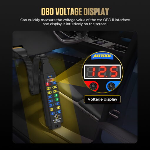 AUTOOL OBD2 Breakout Box Protocol Detector Upgraded Version - Image 3