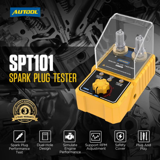 AUTOOL SPT101 Spark Plug Tester Spark Plug Checker - Image 8