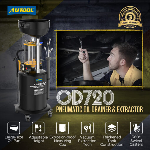 AUTOOL OD720 Pneumatic Oil Picker & Oil Pumping Machine - Image 3