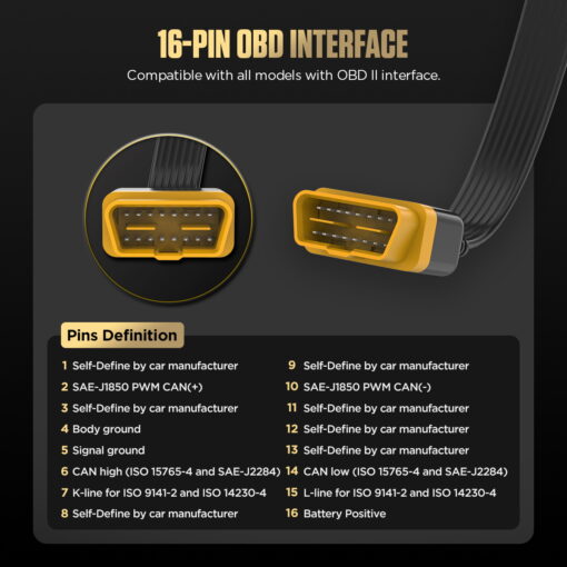 AUTOOL OBD2 Breakout Box Protocol Detector Upgraded Version - Image 7