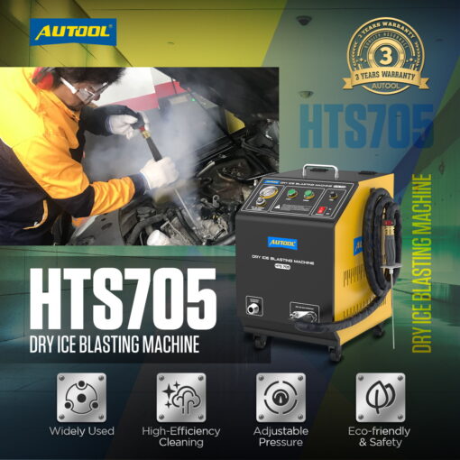 AUTOOL HTS705 Dry Ice Cleaning Machine Dry Ice Blaster - Image 10