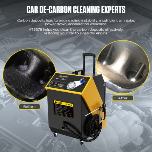 AUTOOL HTS678 Walnut Sand Blaster Cleaner Car Engine Carbon Deposition Cleannin - Image 7