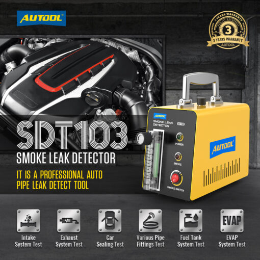 Automotive Smoke Tester for EVAP System 12V- AUTOOL SDT103 - Image 10