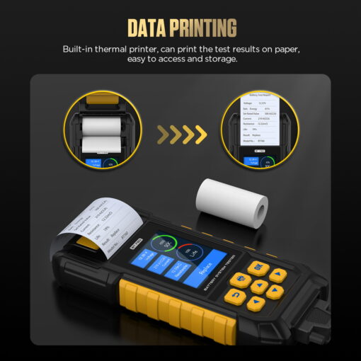 AUTOOL BT760 Battery Load Tester with Printer - Image 3