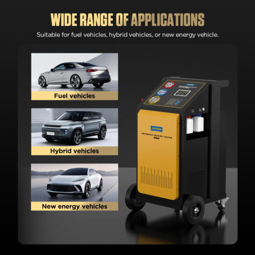 AUTOOL LM707 AC Refrigerant Recovery Machine-High-Precision Refrigerant Recovery And Filling - Image 8