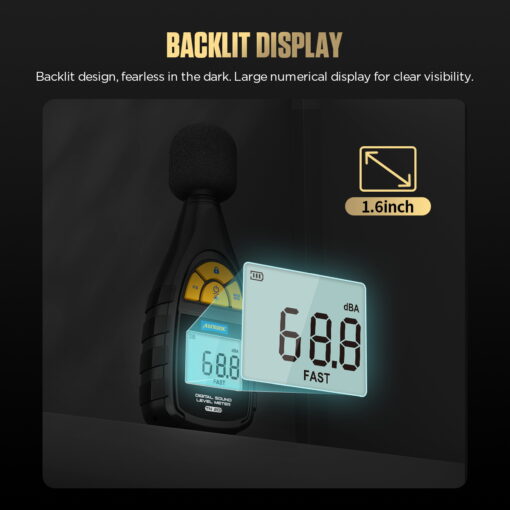 AUTOOL TN201 A-weighting Digital Sound Level Meter - Image 6