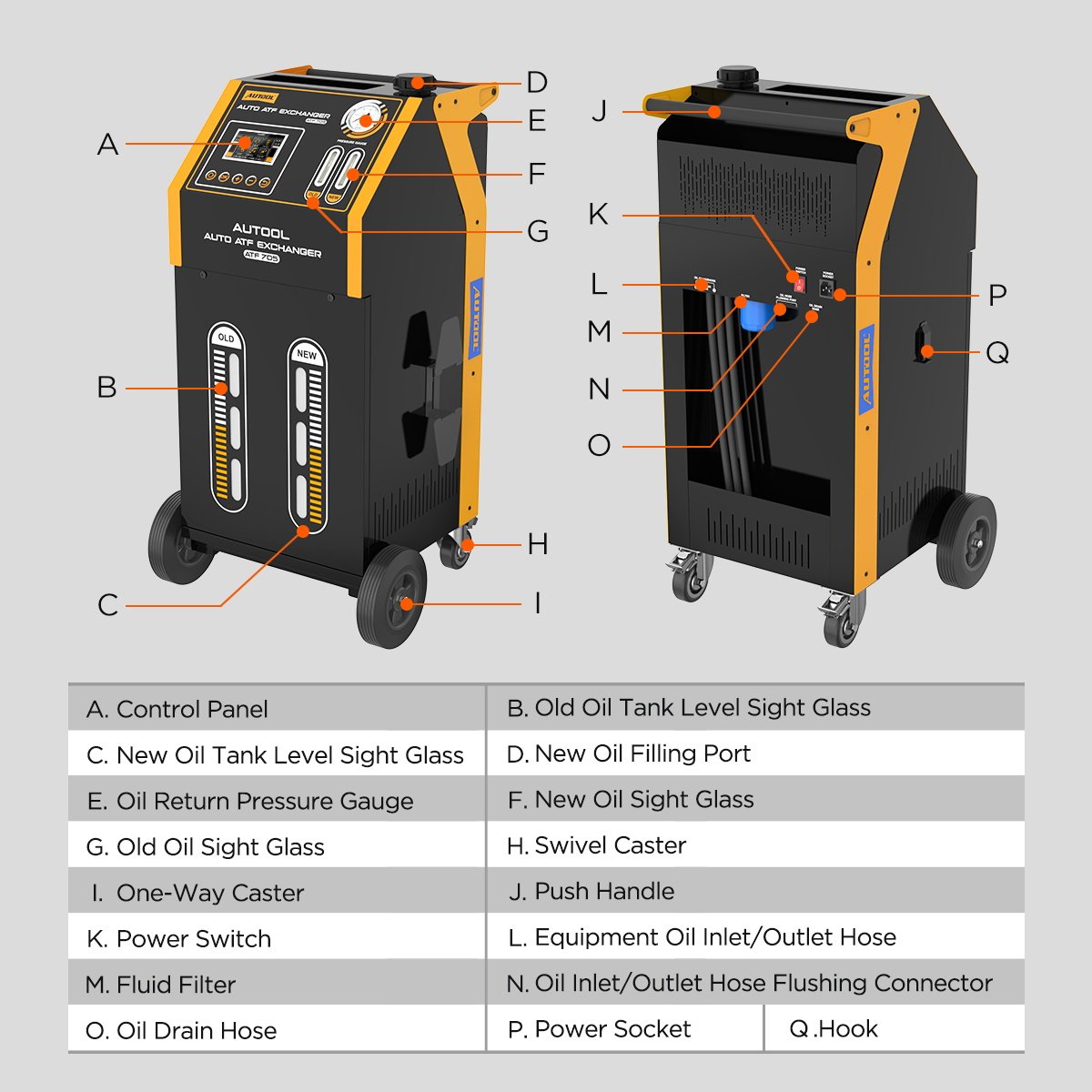 ATF705 AUTOOL Transmission Fluid Exchanger Fully Automatic - Image 12