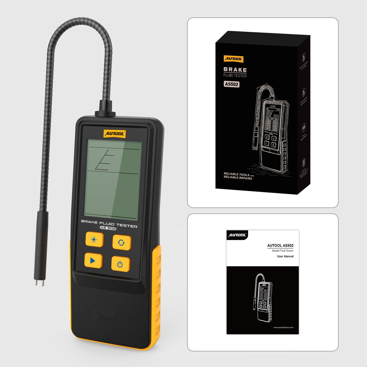 AS502 AUTOOL Digital Car Brake Fluid Quality Tester - Image 10