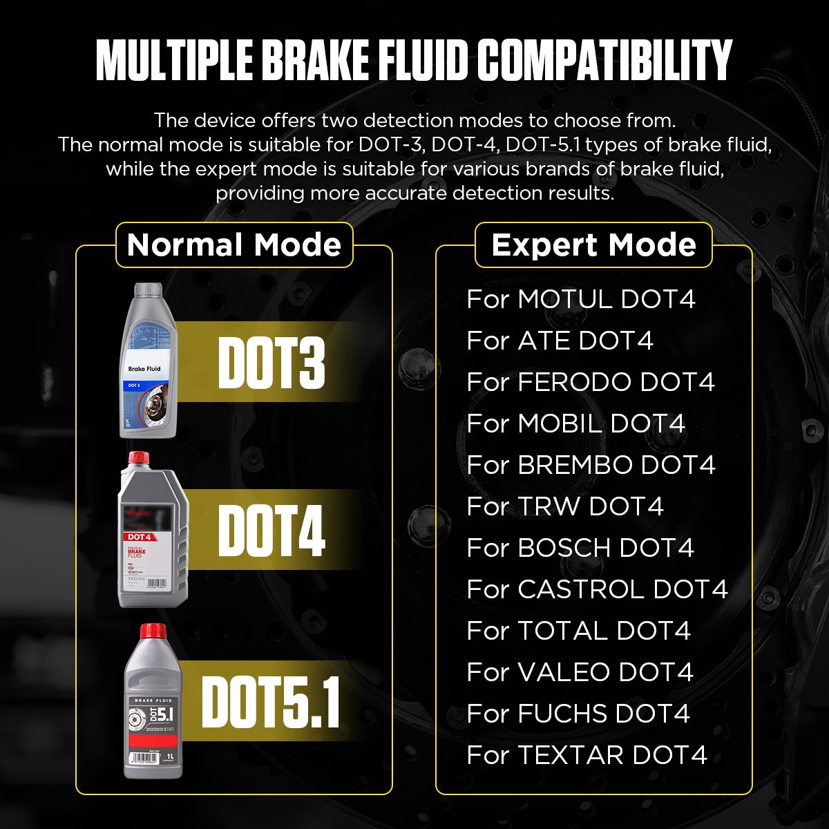 AS502 AUTOOL Digital Car Brake Fluid Quality Tester - Image 3