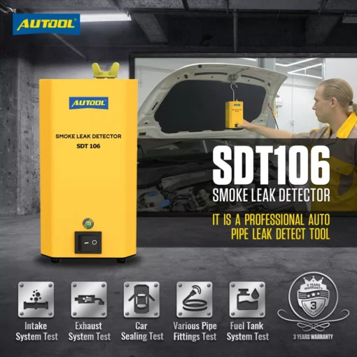 AUTOOL SDT106 Auto EVAP Leakage Smoke Test Machine - Image 9