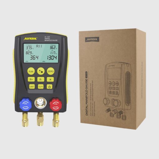 AUTOOL LM120 AC Manifold Gauge Refrigerant Identifier - Image 6