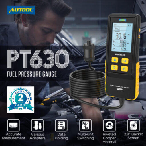 AUTOOL PT630 Automobile Fuel Pressure Gauge with Digital Display - Image 12