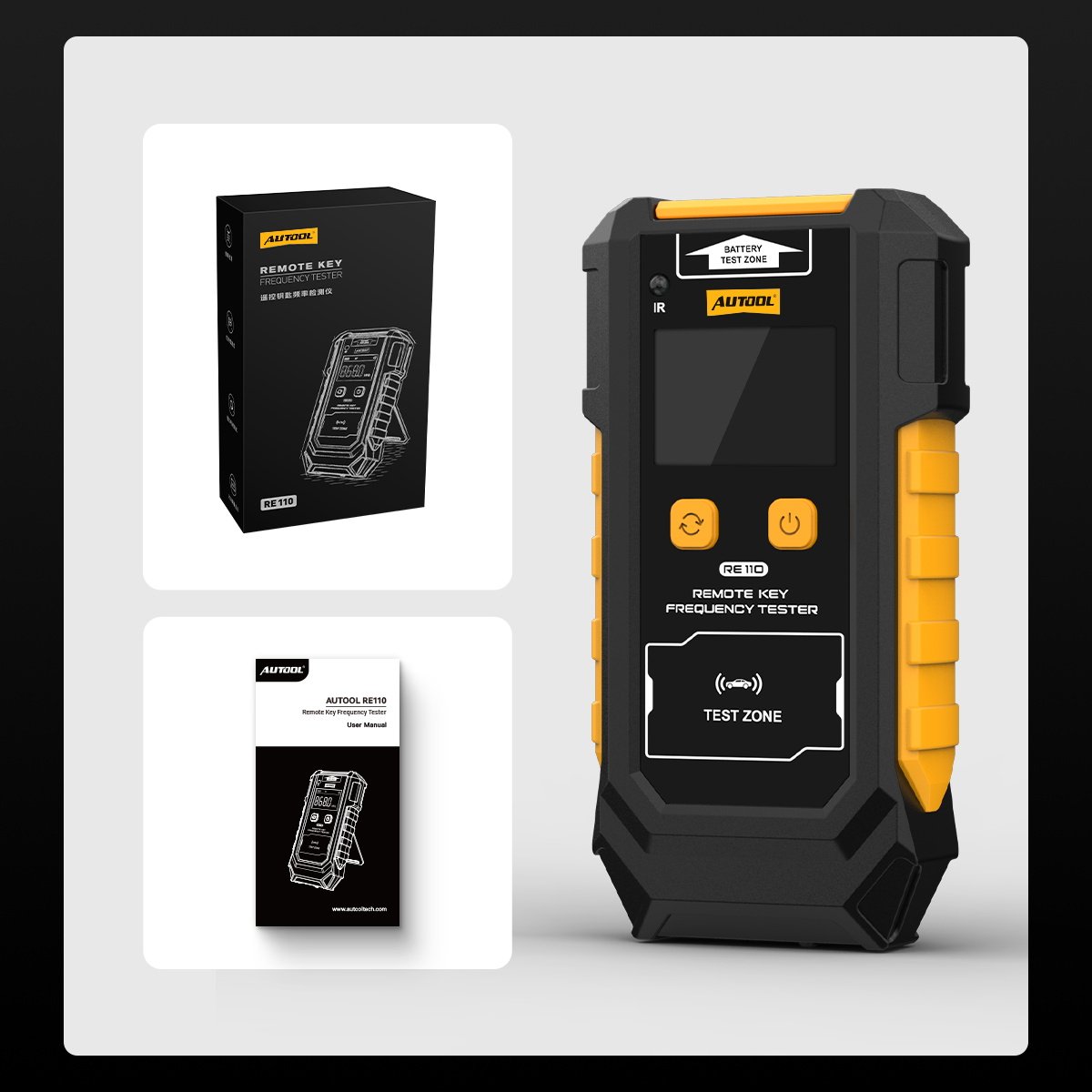 RE110 AUTOOL Car Remote Key Frequency Tester - Image 11