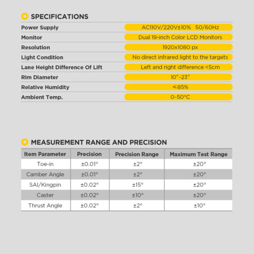AUTOOL XC508 3D Wheel Alignment Machine-Tire Aligner System - Image 2