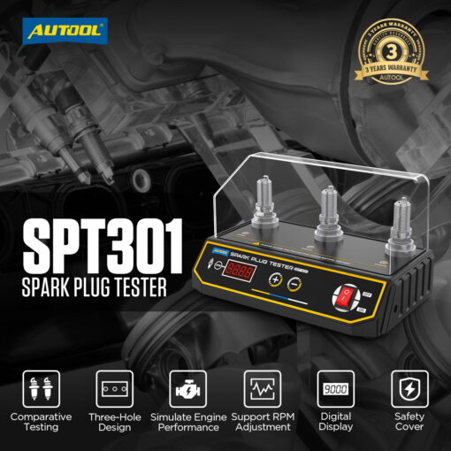 AUTOOL SPT301 Car Spark Tester Automotive Diagnostic - Image 10