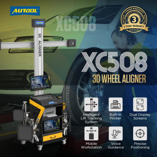 AUTOOL XC508 3D Wheel Alignment Machine-Tire Aligner System - Image 19