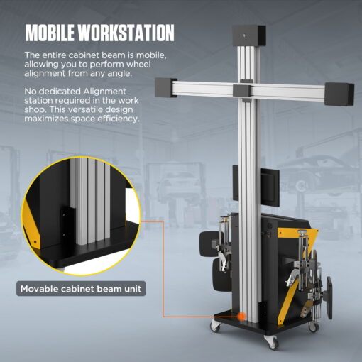 AUTOOL XC508 3D Wheel Alignment Machine-Tire Aligner System - Image 10