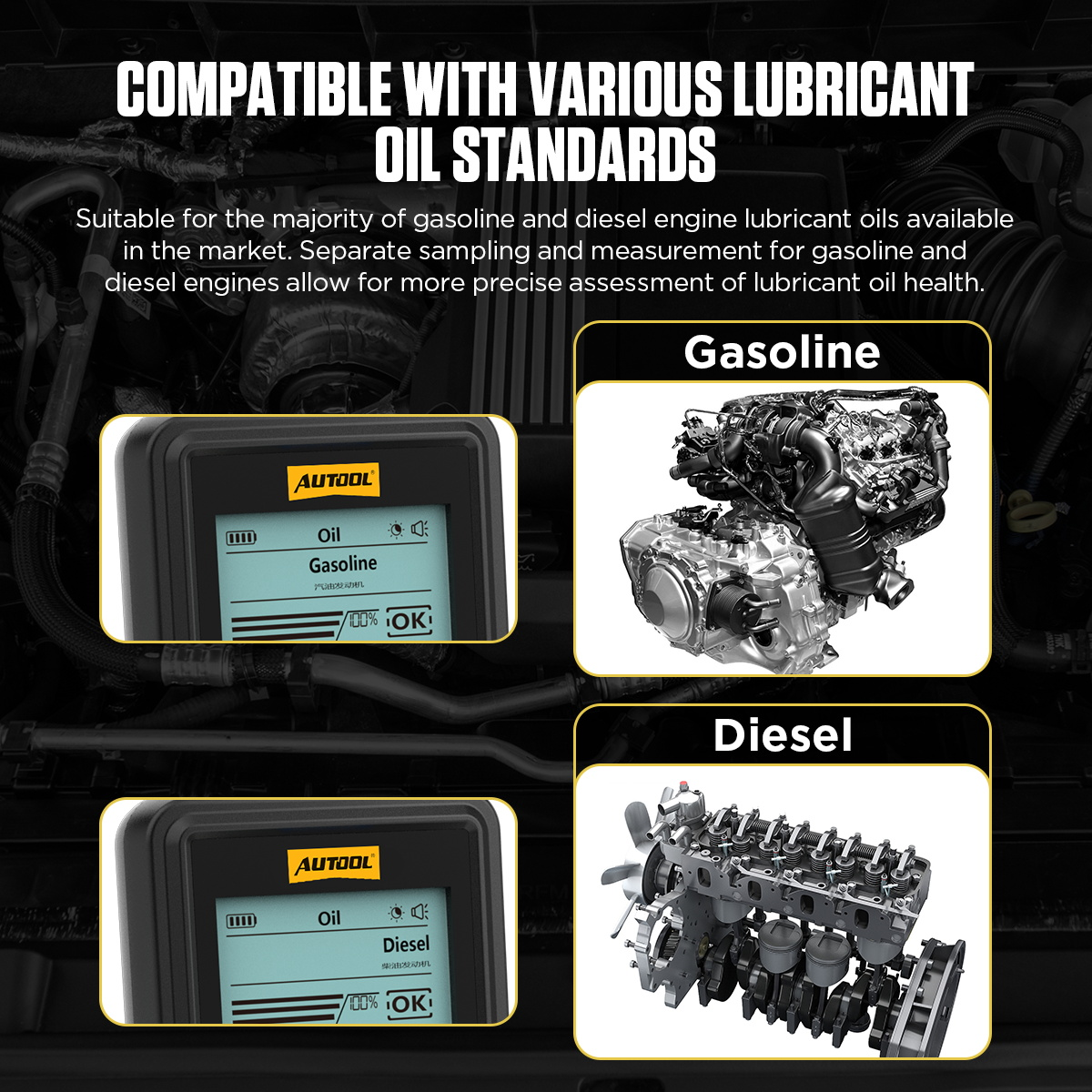 AS503 AUTOOL Engine Oil Quality Tester Kit For Petrol & Diesel Engine - Image 7