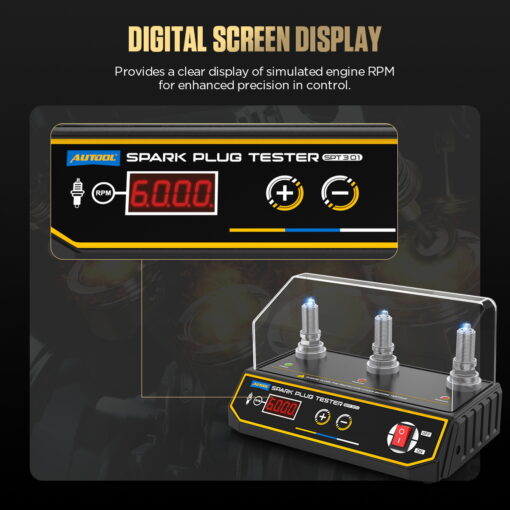 AUTOOL SPT301 Car Spark Tester Automotive Diagnostic - Image 4