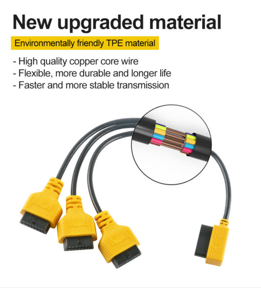 AUTOOL OBD2 16Pin Extension Cable 1.5m Car OBD Connect Extend Adapter Wire ELM327 OBD II OBD2 Extension Connector Cord - Image 5