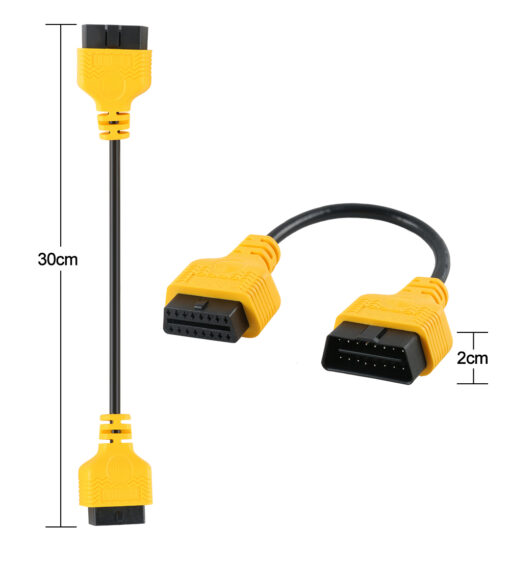 AUTOOL OBD 2 Diagnostic Adapter Cable Car OBD2 II ELM327 Extend Connector Scanner 16Pin Male to Female Extension Wire 30cm - Image 8
