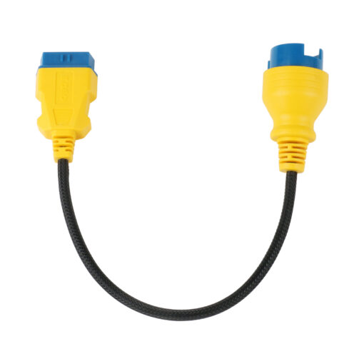 AUTOOL 42 CM Car OBD2 Reinforced Nylon Extension Cord 38PIN TO 16PIN Male to Female Cable for Benz