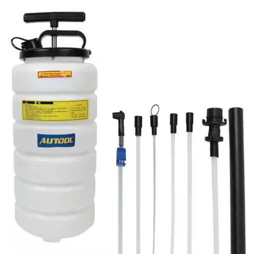 Universal Autool 15L Big Tank Manual Pump Engine Oil Suction Drainer Extractor Bleeder - Image 8