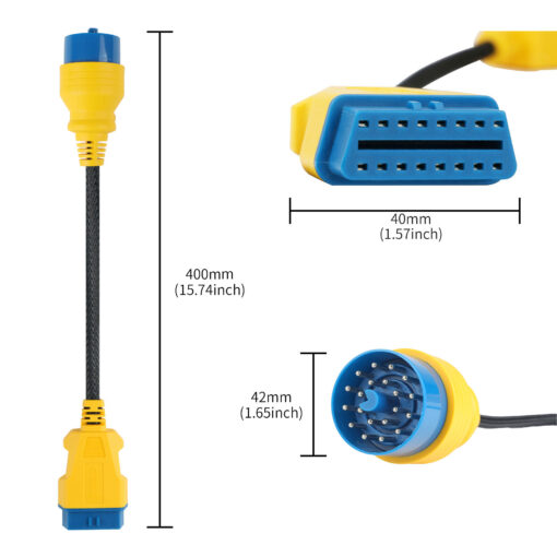 AUTOOL 40CM OBD2 Extension Cable Connector 20pin to 16pin OBD2 Adapter - Image 11