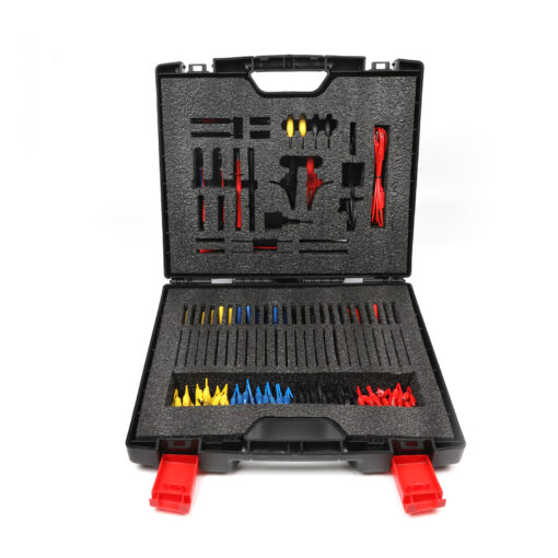 AUTOOL 92PCS Automotive Circuit Test Leads Kit, Multimeter Test Leads Kit with Carrying Case, Electrical Testers Wire Connectors Adapter Cables with Alligator Clips