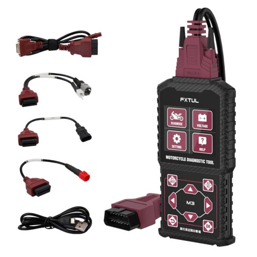 FXTUL M3 Motorcycle Diagnostic Tool OBD2 Code Reader Scan Tool For Honda Yamaha Motorcycle