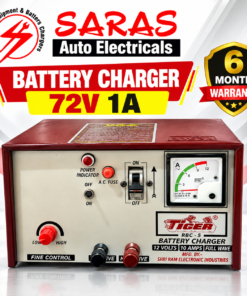 72V 1A Battery Charger – Copper Coil Transformer, Full Wave Rectifier