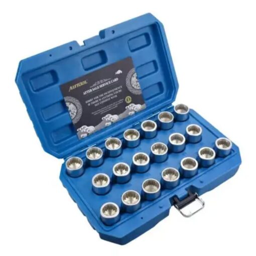 Mrcartool 20pcs Locking Wheel Nut Key Socket Set Kit Touareg Anti-Theft Screw Sleeve Tool For Porsche Cayenne Panamera VW Audi - Image 5