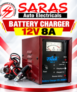 12V 8A Battery Charger – Heavy Duty Copper Coil Transformer