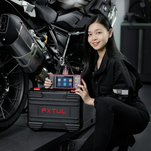 FXTUL M6 Motorcycle Diagnostic Tool For Harley BMW Supports 70+ Motor Brands, Full System Coverage, Real-time Recording, Printable Reports - Image 3