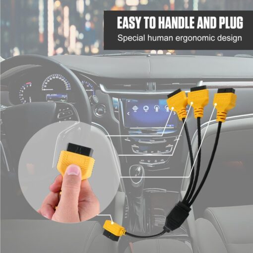 AUTOOL OBD2 16Pin Extension Cable 1.5m Car OBD Connect Extend Adapter Wire ELM327 OBD II OBD2 Extension Connector Cord - Image 11
