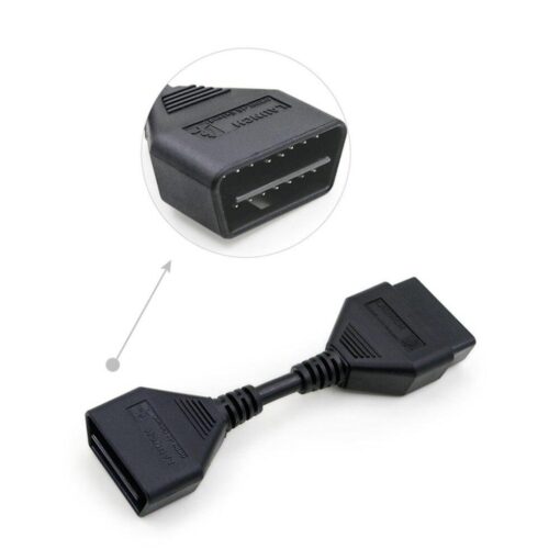 AUTOOL Car OBD 2 II Extension Cable Connector Auto OBD 16pin Adapter Extend Wire OBD2 Connect Cord For Launch X431 Airbag 14CM - Image 5